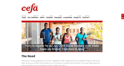 Desktop Screenshot of cefa.co.za